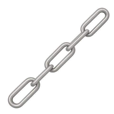 Цепь длиннозвенная DIN 763 3 мм оцинкованная